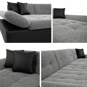 Kintore 5-sits Hörnbäddsoffa Dark grey - Møbler - Sofaer - Sovesofaer