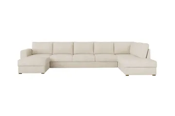 Kintore 6-sits Hörnbäddsoffa White - Møbler - Sofaer - Sovesofaer