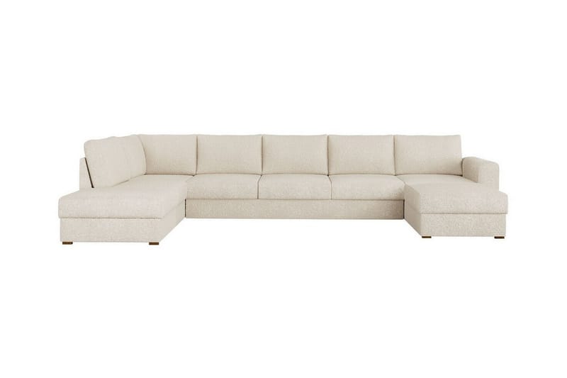 Kintore 6-pers. Hjørnesovesofa - Beige/Lys beige - Sovesofaer - Hjørnesovesofa