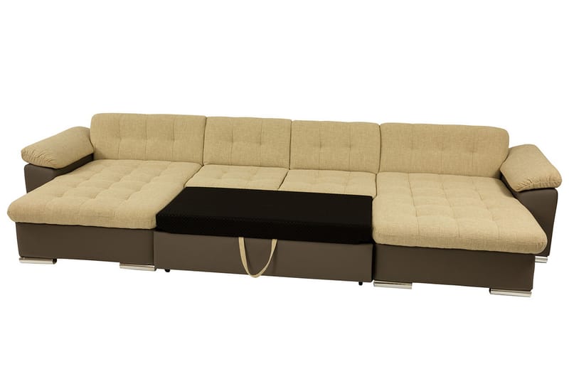 Kinzer Sovesofa Dobbelt Chaiselong 4-Pers. 315x130 cm U-form - Sort - Sovesofaer - U sovesofa - Sovesofa chaiselong