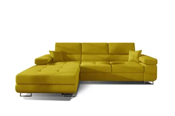 Klinka Sovesofa med Divan Venstre - Gul - Møbler - Sofaer - Sovesofaer