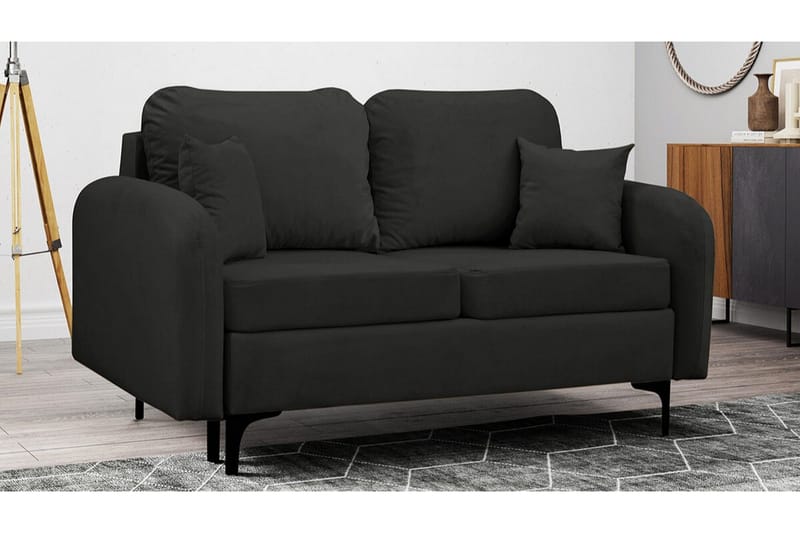 Knocklong 2-sits Bäddsoffa Black - Møbler - Sofaer - Sovesofaer