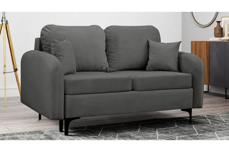 Knocklong 2-sits Bäddsoffa Dark grey - Møbler - Sofaer - Sovesofaer