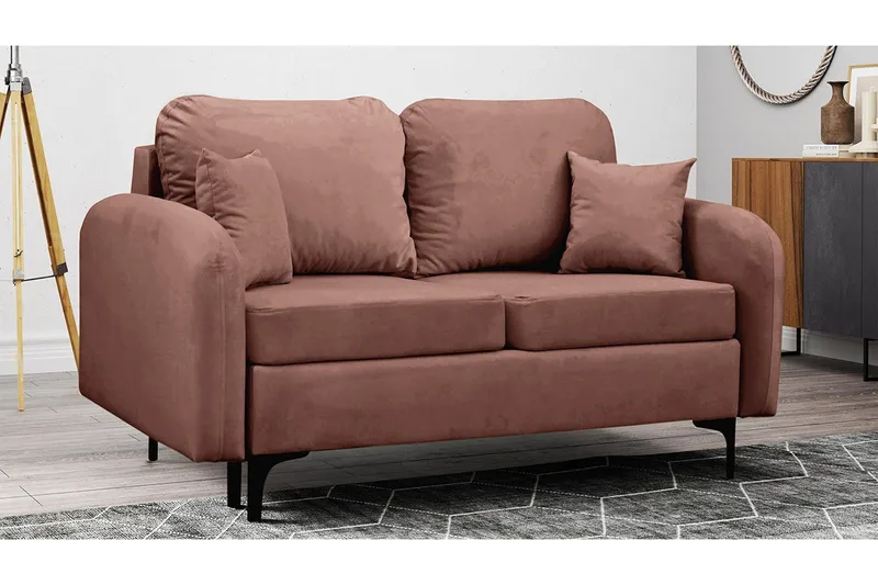 Knocklong 2-sits Bäddsoffa NO_BRAND Brown - Møbler - Sofaer - Sovesofaer