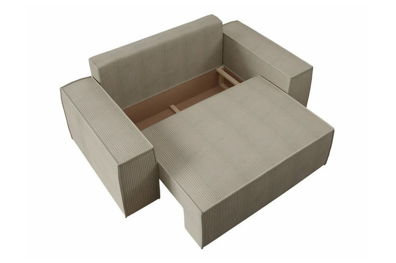Knocklong 2-sits Bäddsoffa NO_BRAND Cream - Møbler - Sofaer - Sovesofaer