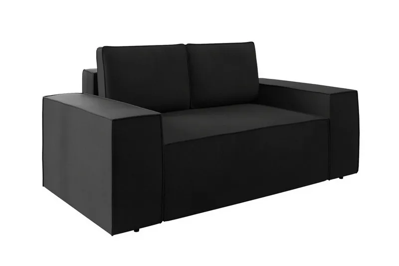 Knocklong 2-personers Sovesofa, Sort
