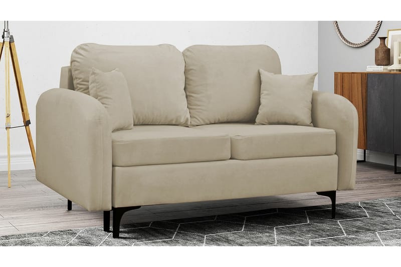 Knocklong 2-personers Sovesofa - Beige - Møbler - Sofaer - Sovesofaer