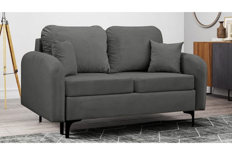 Knocklong 2-personers Sovesofa - Mørkegrå - Møbler - Sofaer - Sovesofaer