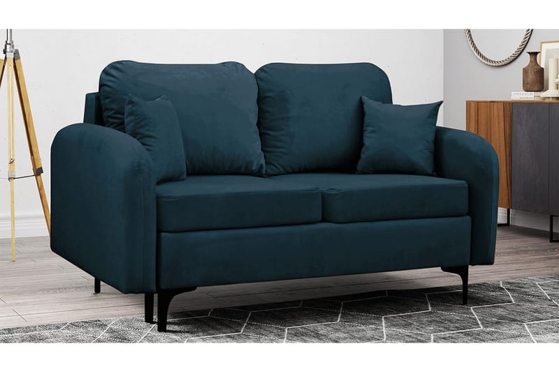 Knocklong 2-personers Sovesofa - Mørkeblå - Møbler - Sofaer - Sovesofaer