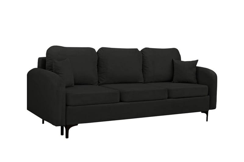 Knocklong 2-personers Sovesofa - Sort - Møbler - Sofaer - Sovesofaer