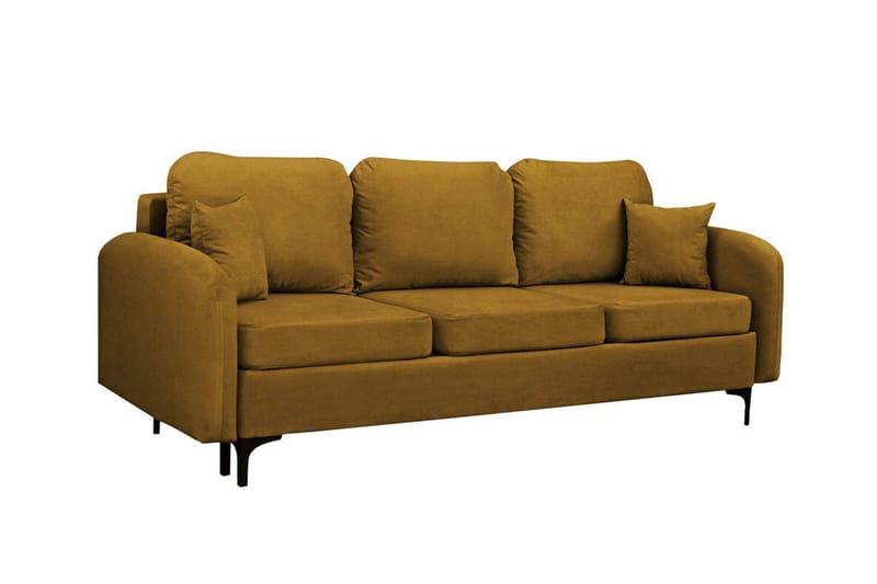 Knocklong 2-personers Sovesofa - Gul-Grøn - Møbler - Sofaer - Sovesofaer