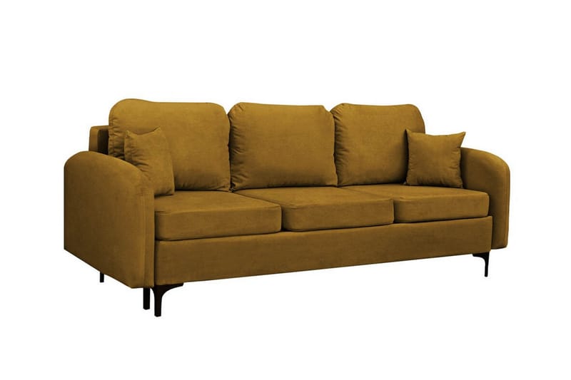 Knocklong 2-personers Sovesofa - Gul-Grøn - Sovesofaer - 2 personers sovesofa