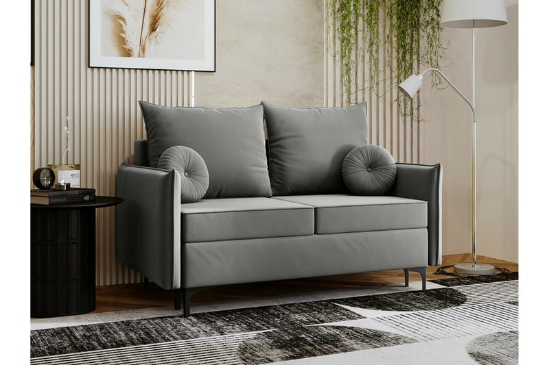 Knocklong 2-personers Sovesofa - Grå - Møbler - Sofaer - Sovesofaer