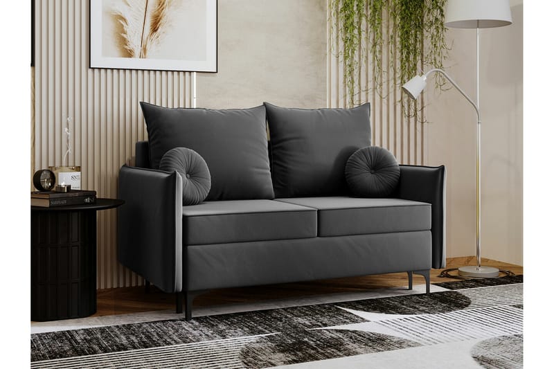 Knocklong 2-personers Sovesofa - Mørkegrå - Møbler - Sofaer - Sovesofaer