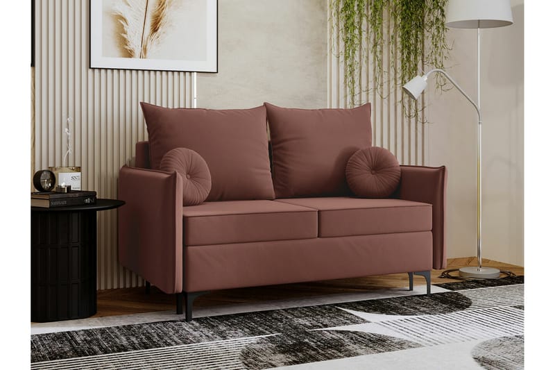 Knocklong 2-personers Sovesofa - Lyserød - Sovesofaer - 2 personers sovesofa