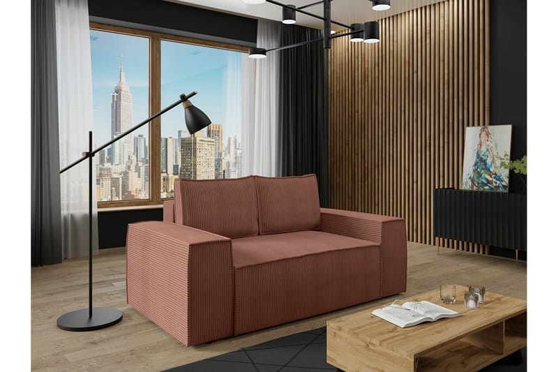 Knocklong 2-personers Sovesofa - Lyserød - Møbler - Sofaer - Sovesofaer