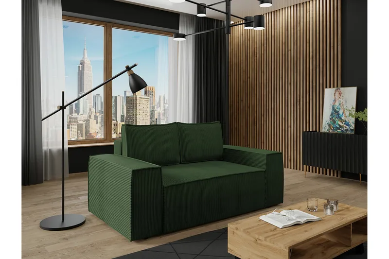 Knocklong 2-personers Sovesofa - Grøn - Møbler - Sofaer - Sovesofaer