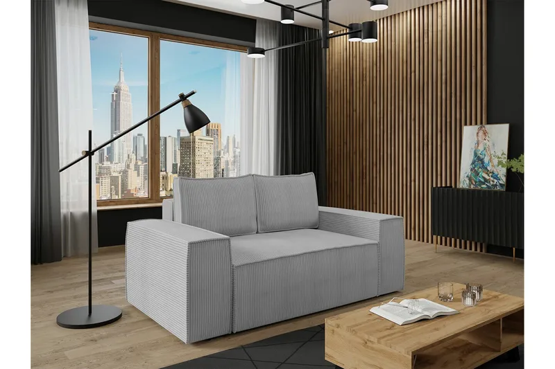 Knocklong 2-personers Sovesofa - Lysegrå - Møbler - Sofaer - Sovesofaer