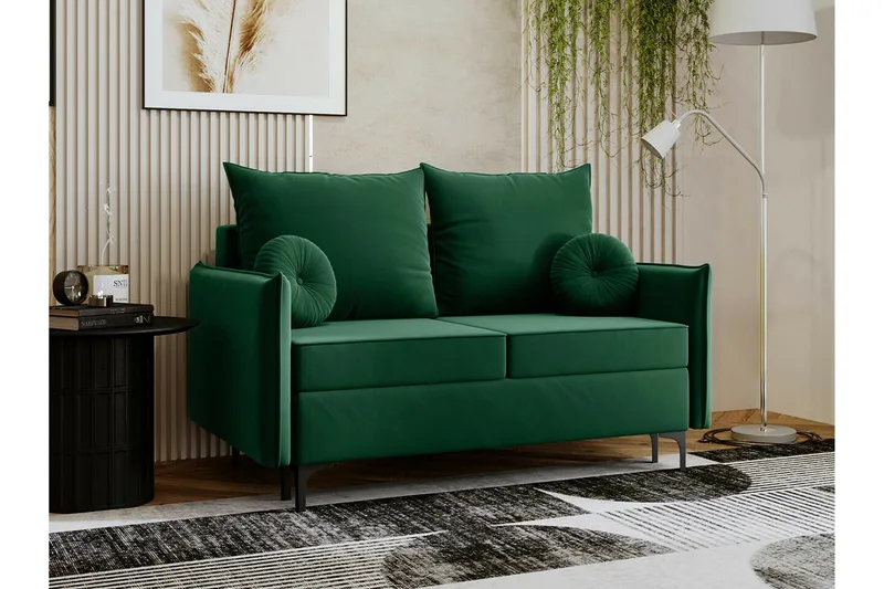 Knocklong 2-personers Sovesofa - Grøn - Møbler - Sofaer - Sovesofaer