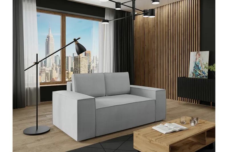 Knocklong 2-personers Sovesofa - Grå - Møbler - Sofaer - Sovesofaer