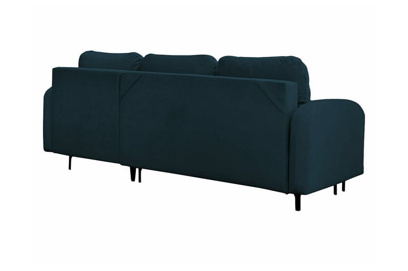 Knocklong 3-sits Hörnbäddsoffa Dark blue - Møbler - Sofaer - Sovesofaer