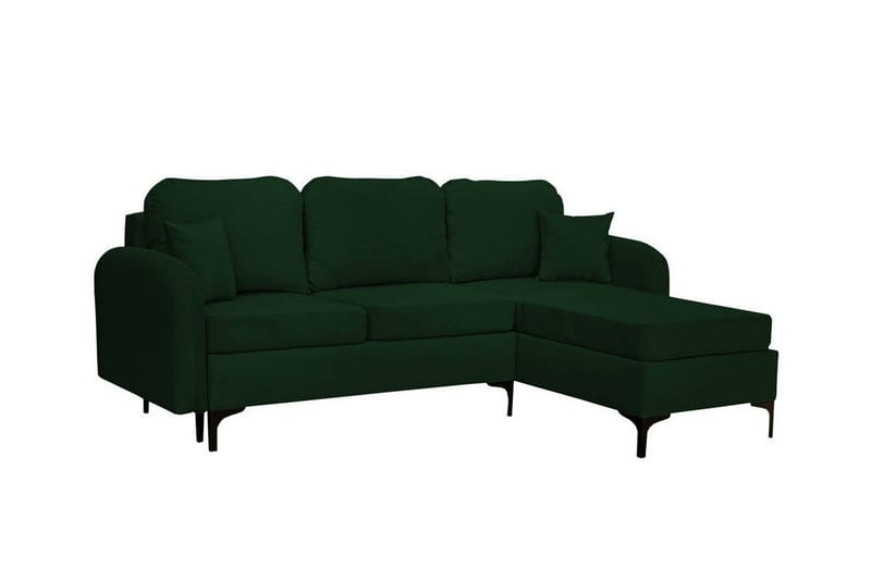 Knocklong 3-sits Hörnbäddsoffa Dark green, undefined