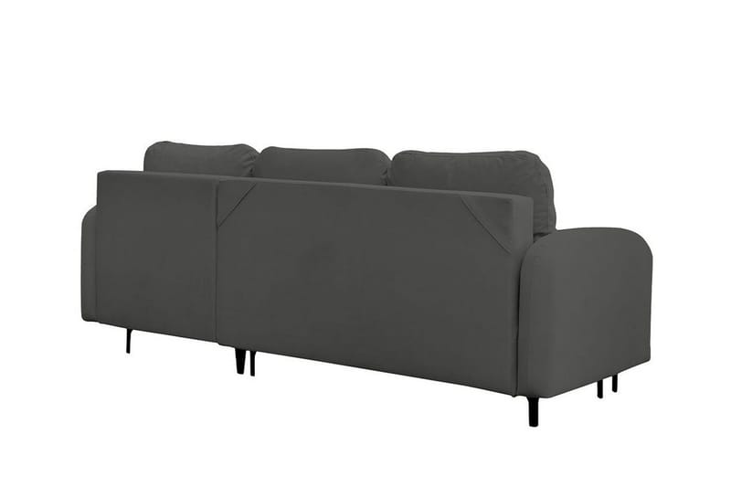 Knocklong 3-sits Hörnbäddsoffa Dark grey - Møbler - Sofaer - Sovesofaer