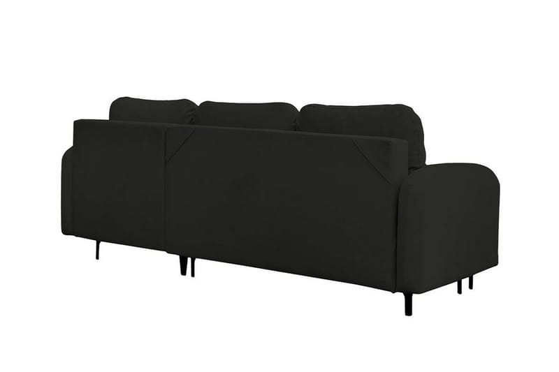 Knocklong 3-sits Hörnbäddsoffa NO_BRAND Black - Møbler - Sofaer - Sovesofaer