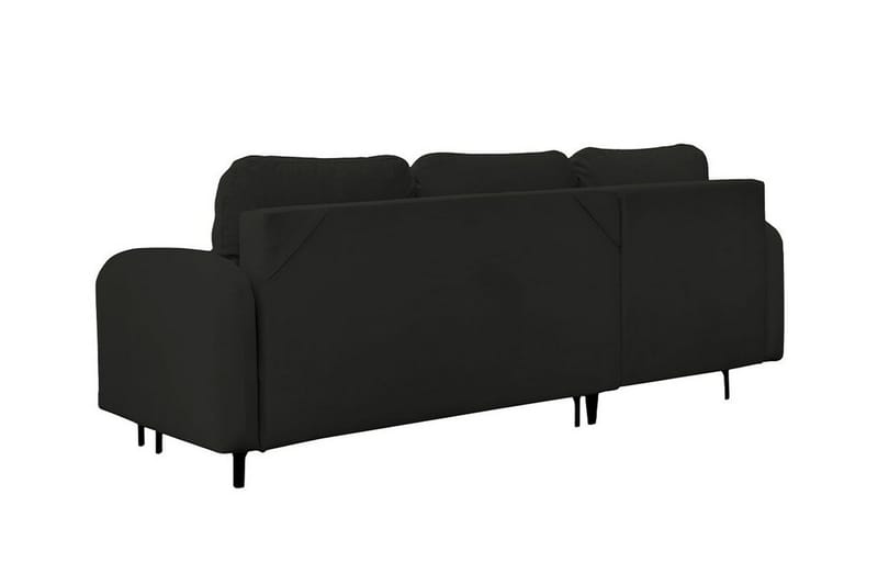Knocklong 3-sits Hörnbäddsoffa NO_BRAND Black - Møbler - Sofaer - Sovesofaer