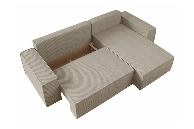 Knocklong 3-personers Hjørnesovesofa - Grøn - Møbler - Sofaer - Sovesofaer