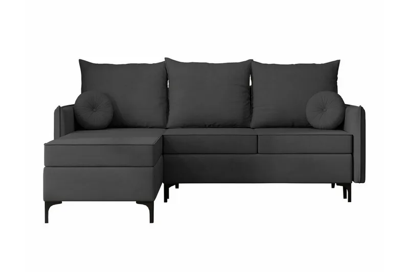 Knocklong 3-personers Hjørnesovesofa, Mørkegrå