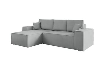 Knocklong 3-personers Hjørnesovesofa - Grå - Møbler - Sofaer - Sovesofaer