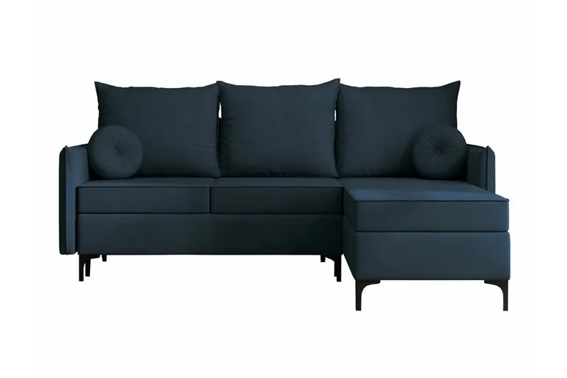 Knocklong 3-personers Hjørnesovesofa, Blå