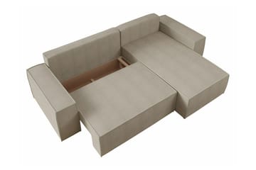 Knocklong 3-personers Hjørnesovesofa - Grå - Møbler - Sofaer - Sovesofaer