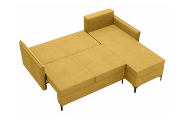 Knocklong 3-personers Hjørnesovesofa - Lyserød - Møbler - Sofaer - Sovesofaer