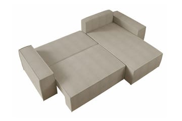 Knocklong 3-personers Hjørnesovesofa - Sort - Møbler - Sofaer - Sovesofaer