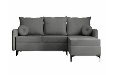 Knocklong 3-personers Hjørnesovesofa - Grå - Møbler - Sofaer - Sovesofaer