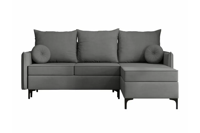 Knocklong 3-personers Hjørnesovesofa, Grå