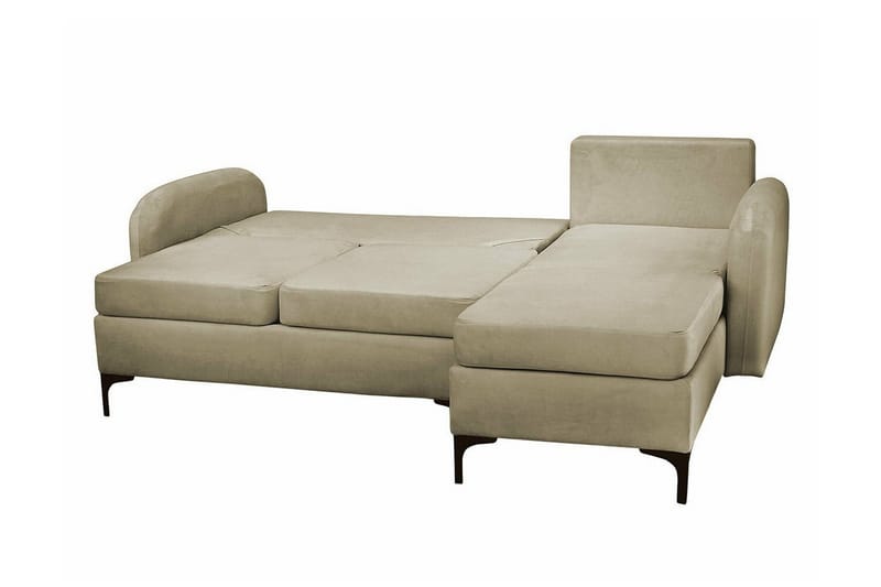 Knocklong 3-personers Hjørnesovesofa - Beige - Møbler - Sofaer - Sovesofaer