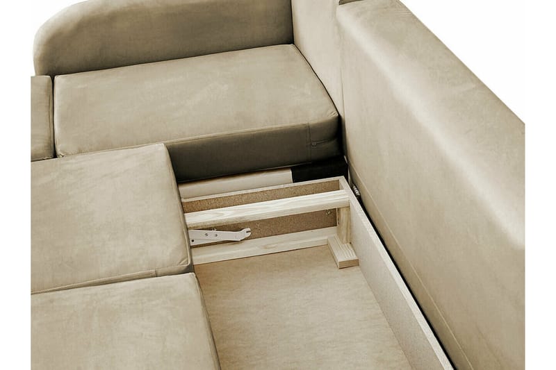 Knocklong 3-personers Hjørnesovesofa - Lysegrøn - Møbler - Sofaer - Sovesofaer