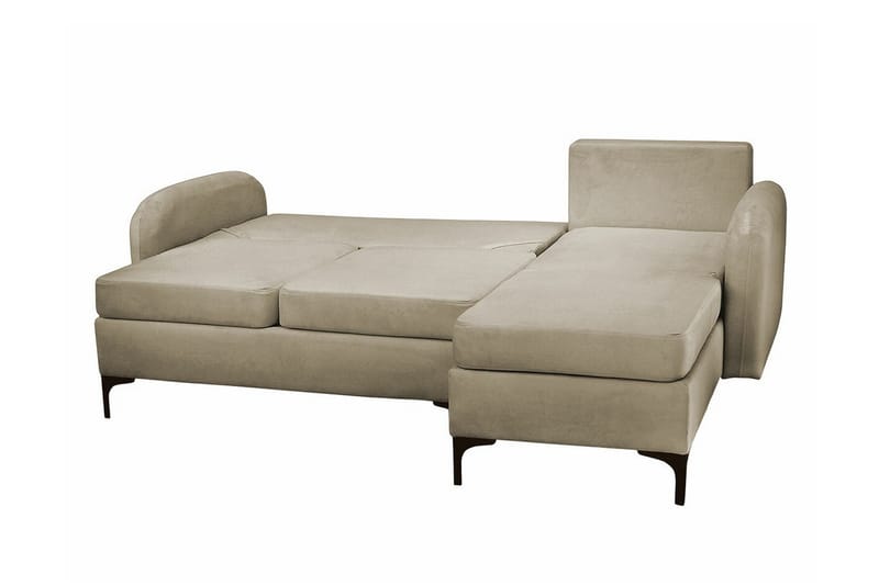 Knocklong 3-personers Hjørnesovesofa - Mørkegrå - Møbler - Sofaer - Sovesofaer