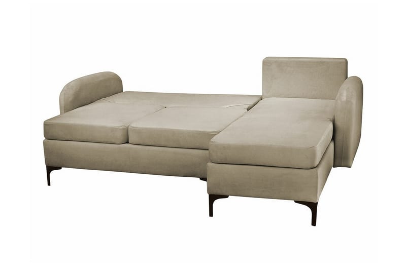 Knocklong 3-personers Hjørnesovesofa - Mørkegrå - Møbler - Sofaer - Sovesofaer
