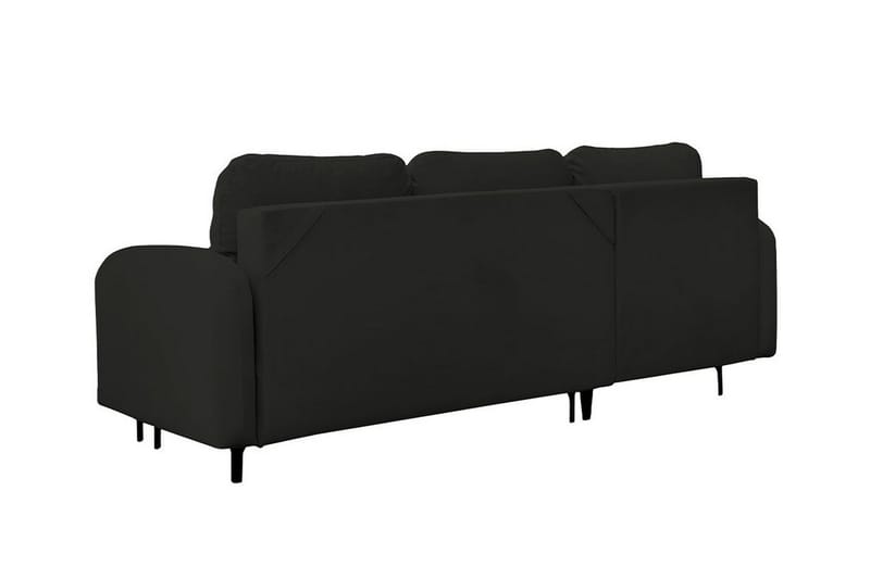 Knocklong 3-personers Hjørnesovesofa - Sort - Møbler - Sofaer - Sovesofaer