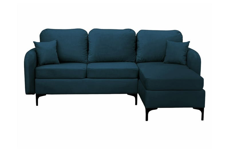 Knocklong 3-personers Hjørnesovesofa - Mørkeblå - Møbler - Sofaer - Sovesofaer