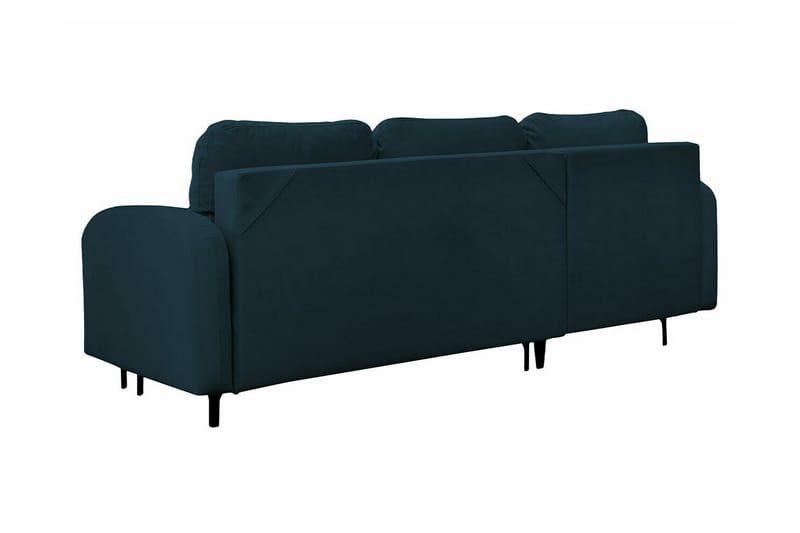 Knocklong 3-personers Hjørnesovesofa - Mørkeblå - Møbler - Sofaer - Sovesofaer