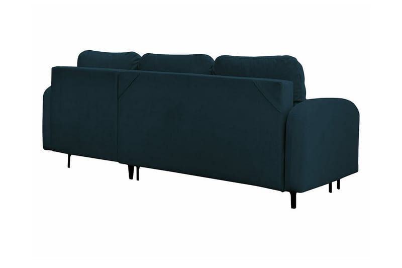 Knocklong 3-personers Hjørnesovesofa - Mørkeblå - Møbler - Sofaer - Sovesofaer