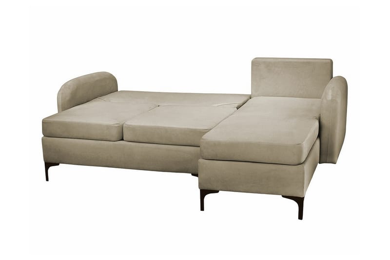 Knocklong 3-personers Hjørnesovesofa - Brun - Møbler - Sofaer - Sovesofaer