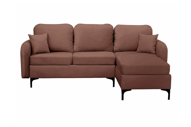 Knocklong 3-personers Hjørnesovesofa - Brun - Møbler - Sofaer - Sovesofaer