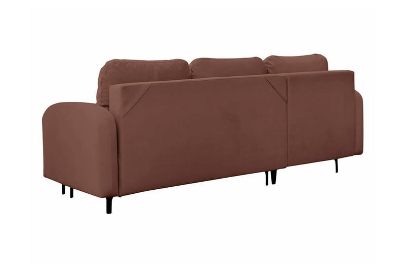 Knocklong 3-personers Hjørnesovesofa - Brun - Møbler - Sofaer - Sovesofaer