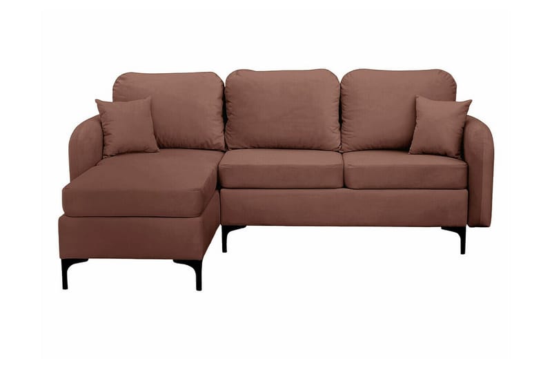 Knocklong 3-personers Hjørnesovesofa - Brun - Møbler - Sofaer - Sovesofaer